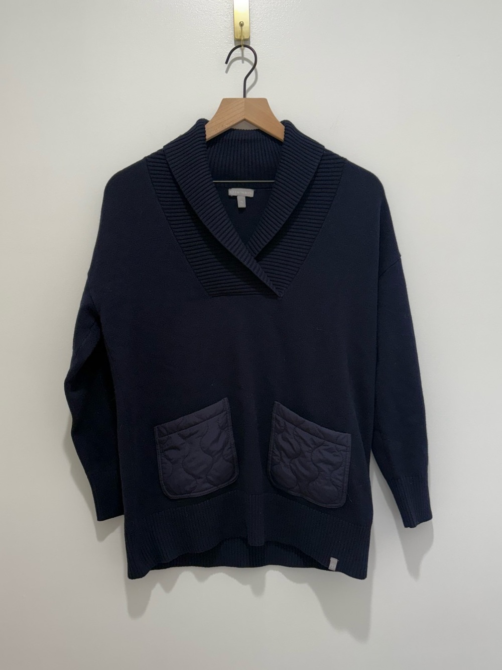 T Talbots Shawl Collar Sweater